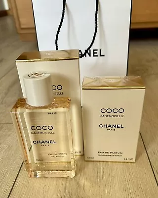 Chanel Coco Mademoiselle Bundle - 100ml EDP & 200ml Body Oil BNIB RRP £198 • £150