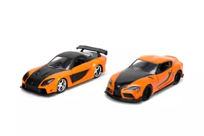 Jada Fast & Furious Mazda RX-7 & Toyota GR Supra 1:32 Scale Diecast 32910 • $31.95