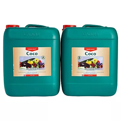 Canna Coco 10L A + B Complete Plant Nutrient For Grow And Bloom • £59.95