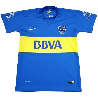 £25 • Buy Boca Juniors Nike Citroën BBVA 2014 2015 Home Jersey Football Shirt Size Medium