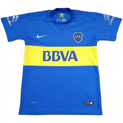 £25 • Buy Boca Juniors Nike Citroën BBVA 2014 2015 Home Jersey Football Shirt Size Medium