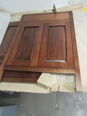 Kitchen Bathroom Base Cabinet Doors Solid Walnut W/face Frame 24 X 34-1/2(lot/2) • $40