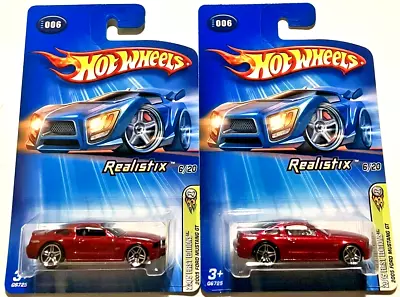 Hot Wheels~ 2005 FORD MUSTANG GT ~ 2005 First Editions ~VARIANT~1:64~Lot Of 2~NM • $22.98