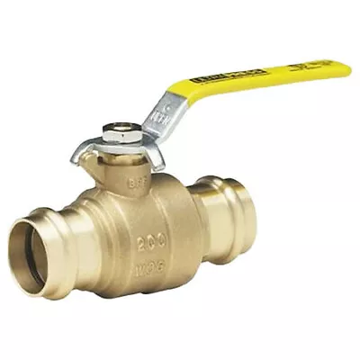 Milwaukee Valve Upba-480B -  12 1/2  Press Brass Ball Valve Inline • $25.73