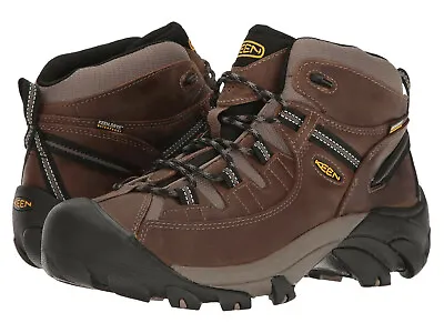 KEEN Men's Targhee II Mid Waterproof Hiking Boot Shitake/Brindle (Select Size) • $154.95