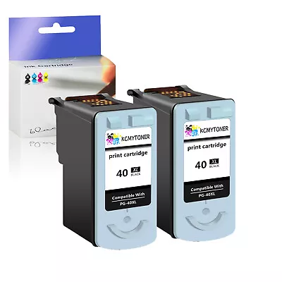 2PK PG-40 Generic Ink Cartridge FOR Canon IP1600 IP1700 IP1800 MP180 MP460 MP470 • $28.35