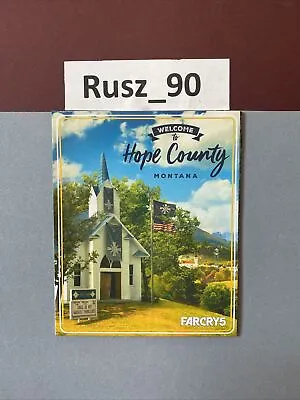 MAP OF HOPE COUNTY MONTANA ONLY Far Cry 5 Father/Collectors Edition EXC COND • £10