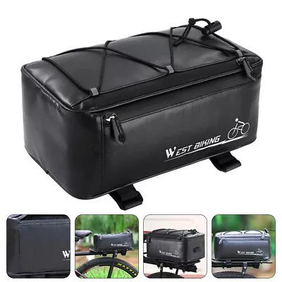 Bicycle Pannier Trunk Bag Mountain Bike Rear Rack Luggage Seat Carrier Pack USA • $13.73