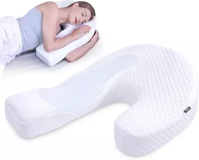 Body Pillow For Adults Memory Foam Pillow With U-Shaped Contoured SupportforNeck • $58.63