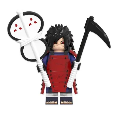 Naruto Shippuden Madara Uchiha Anime WM Blocks Mini Figure • £4