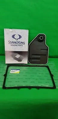 $168.99 • Buy Genuine Ssangyong Actyon Sports 6 Speed Auto T/m Serive Kit (filter + Gasket) 