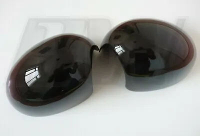 Mk2 Mini Mirror Covers Gloss Black Cooper S One Clubman Jcw R56 06-13 R57 09-15 • $43.15