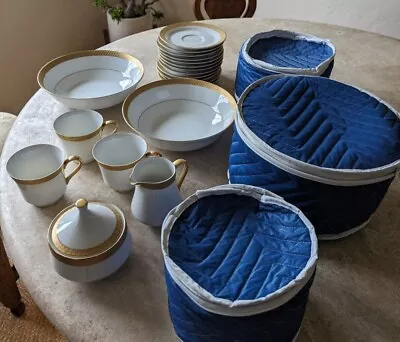 Vintage Mikasa Dinnerware Set Of 54 Pcs Regent Japan Porcelain Set • $286