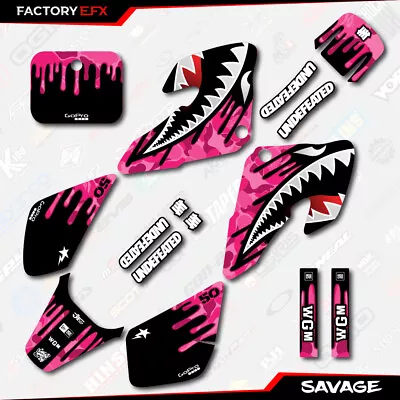 Pink Savage Camo Racing Graphics Kit Fits Honda 2000-2003 XR50 XR 50 00-03 • $44.99