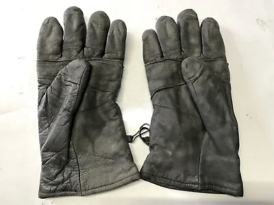 US Military Intermediate Cold Weather LEATHER GLOVES GoreTex NO CUFF XL 5 VGC • $19.95