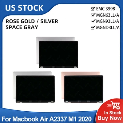 $185.59 • Buy A+ NEW For Apple MacBook Air A2337 M1 2020 LCD Screen Display Assembly EMC 3598