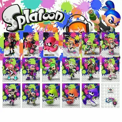 $19.89 • Buy 17PCS PVC NFC Tag Game Cards Splatoon 3 2 Octoling Octopus For Switch AU