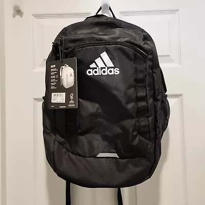 ADIDAS EXCEL V 19  LARGE DURABLE Backpack School 15  Laptop Bag BLACK $65 NWT • $44.25