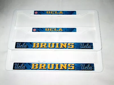 TWO (2) UCLA BRUINS EMBOSSED LICENSE PLATE FRAMES #16w - NEW • $11.99