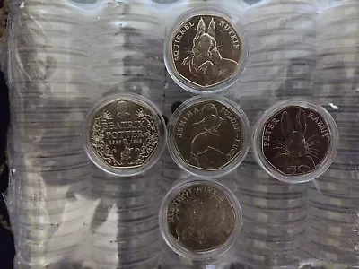 28mm Coin Capsules For 50p Olympic 50p Clear Round Storage Cases UK Seller • £12.95