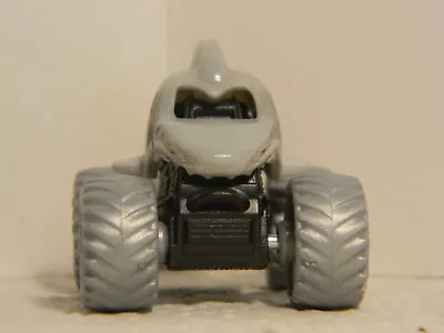 2021 Spin Master Monster Jam Mini Series 1 #72  Silver Megalodon  Rare Loose • $9.50