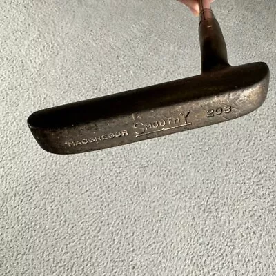 Vintage MacGregor Golf SMOOTHY 203 PUTTER Right Handed  34  Length Classic RARE • $49.99