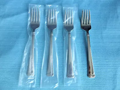 New Mikasa HARMONY Glossy Set Of 4 Salad Forks 18/10 Stainless Flatware (7 1/2 ) • $29.95