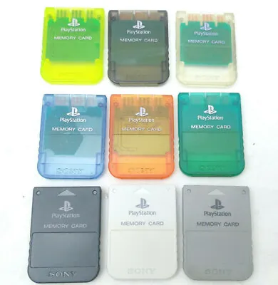 Sony Playstation 1 PS1 Official OEM 15 Block Memory Card Import SCPH-1020 • $16.99