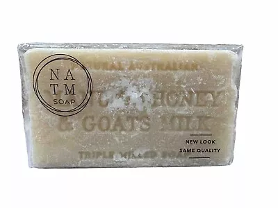 NATM Manuka Honey & Goats Milk Triple Milled Soap Bar NEW • $8