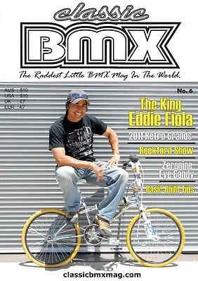 Classic BMX Magazine No6 Old School Hutch Mongoose Skyway Redline Haro GT Fiola • $15
