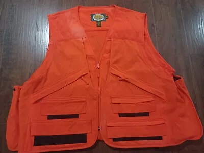 Cabela's Orange Hunting Safety Utility Outdoor Vest Mens 3XL • $35