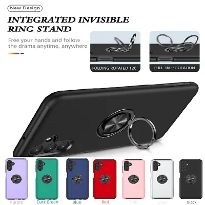 For Samsung Galaxy A13 A02S S21 FE A72 Magnetic Shockproof Ring Stand Phone Case • $7.59
