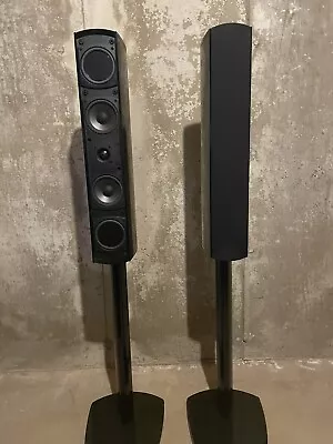 Polk Audio VM20 Speakers With Floor Stands  • $249