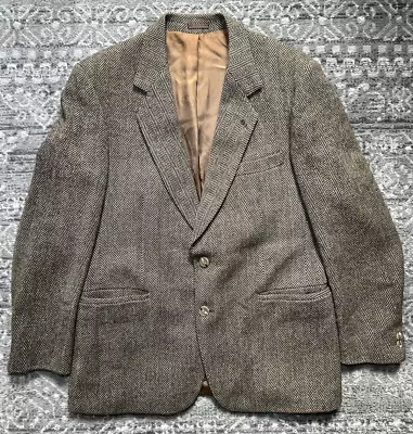 Magee Donegal Tweed Mens Sz 45R Blazer Sport Coat Herringbone Ireland Wool *READ • $99