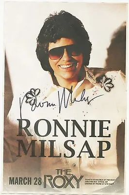 $27 • Buy Ronnie Milsap Autographed Concert Poster