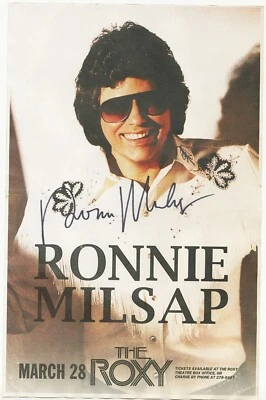 $27 • Buy Ronnie Milsap Autographed Concert Poster
