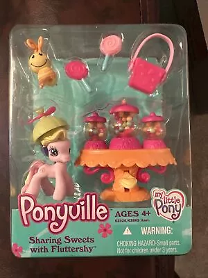 My Little Pony PONYVILLE Sharing Sweets With Fluttershy Ages 4+ Toy New In Box • $30