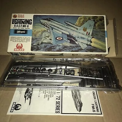 Hasegawa 1/72 BAC (English Electric) Lightning F Mk6  Model Kit - COMPLETE MB • £14.99