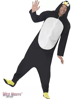 Mens All In One Penguin Costume • £21.78