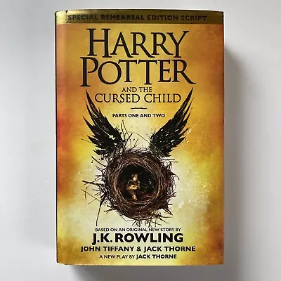 Harry Potter & The Cursed Child Parts 1 & 2 (2016) Hardcover Book Novel Fantasy • $14