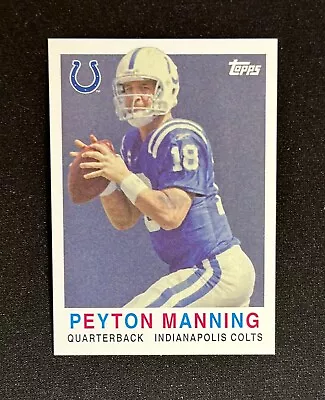 2008 Topps Peyton Manning #26 1959 Style Football Card Indianapolis Colts HOF • $1.99