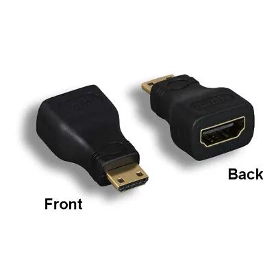 HDMI Female To Mini HDMI Type C Male Connector Gold-Plated For Digital Camera DV • $8.35