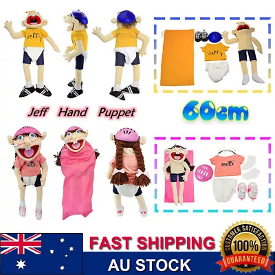 Children Birthday Gift Jeffy Hand Puppet Toy Plush Stuffed Doll Interaction Tool • $12.96