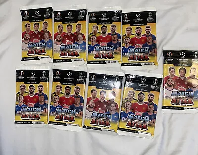 2021-22 Topps Match Attax Champions League 12 Cards Per Pack Lot Of 6 Packs • $25