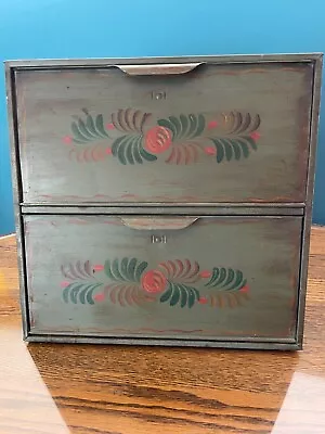 Toleware 2 Tier Bread Box Hand Painted • $29.99