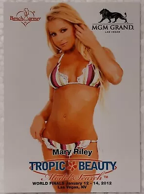 2012 Benchwarmer Tropic Beauty MGM Grand - Mary Riley  #28 • $3