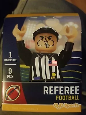 AYO NCAA NFL Mini Figure Football/Soccer Official/Referee Zebra 9 Pcs T5 • $8.49