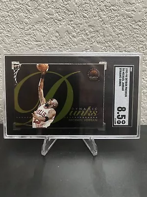 1993-1994 MICHAEL JORDAN Skybox Premium Dynamic Dunks D4 SGC 8.5 • $0.99