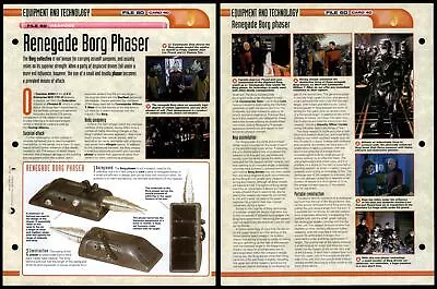 £1.49 • Buy Renegade Borg Phaser - Weapons - Star Trek Fact File Page