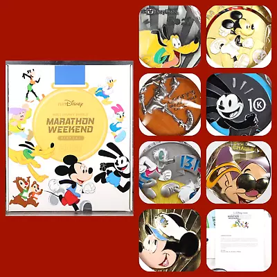 Disney Parks 2021 Virtual Run Disney Marathon Weekend Mickey Goofy 7 Medals • $319.99